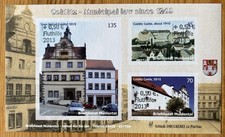 Privatpost Briefdienst Muldental Block Colditz Engl. Aufdruck postfrisch #2600