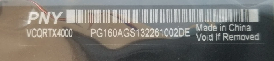 PNY NVIDIA Quadro RTX 4000 8GB GDDR6 Video Card VCQRTX4000-PB Brand NEW - Image 3 of 4
