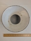 Vintage Antique SPITTOON Cast Iron White Porcelain Enamel Cuspidor 8½" by 6" — photo 1