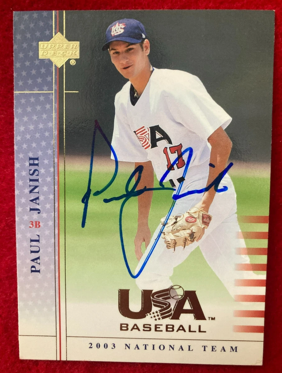 2003 Upper Deck USA Baseball - Paul Janish #USA 13 for sale | eBay