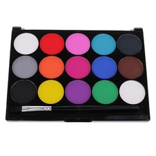 15 Farben Erwachsene Kind Make-up-Farben Fancy Party Face Paint Palette Set