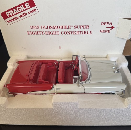 1955 Oldsmobile Super Eighty- Eight Convertible Danbury Mint W Box No papers - Picture 2 of 17
