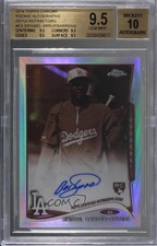2014 Chrome Rookie Sepia Refractor 20/75 Erisbel Arruebarrena BGS 9.5 Auto 0a2