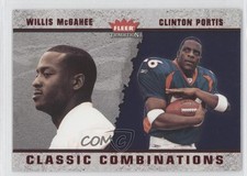 2003 Fleer Tradition Classic Combinations Red Clinton Portis Willis McGahee 0f8