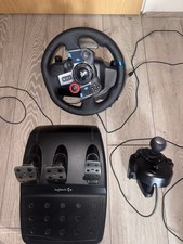 Logitech G29 Racing Steering Wheel Pedals, and Shifter Set with Stand Ps4/pc/ps5