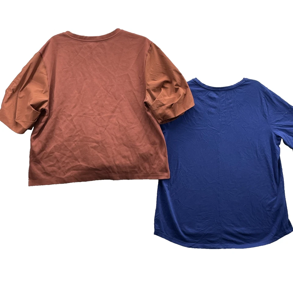 Athleta Duluth T-Shirt Top LOT (2) Womens XL/1X Workout Outdoor Training Running - Image 2 of 4