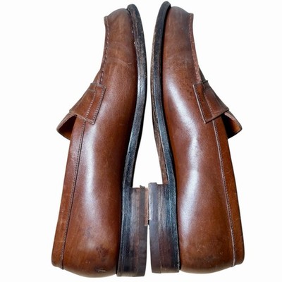 JM Weston 180 Loafers Brown Leather Made In France Men\'s‎ 6D US 7 Men main image 4