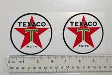 Stickers For Toy Restorations. 3 Inch Texaco Logo.
