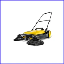 Quiet, Lightweight Push Sweeper - S 4 Twin with 26.8” Width, Perfect for Patios