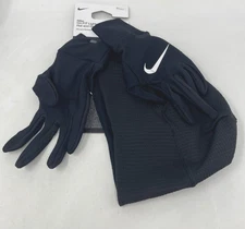 Nike Women’s Dri-FIT Lightweight Fleece Running Hat & Glove Set Black/Silver M/L