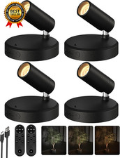 Spotlights Indoor with Remote, 5500Mah Rechargeable Picture Lights, Wireless LED