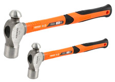 Kugelhammer Ausbeulhammer SET 225g + 450g Kugelkopfhammer Fiberglasstiel