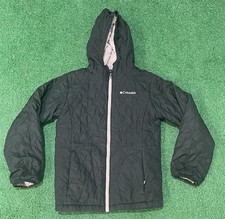 Columbia Black Full Zip Jacket Girls Medium
