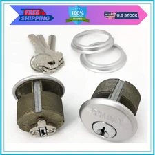 2 Mortise Lock Cylinders 1 for Commercial Store Front Entry Door Adams Rite