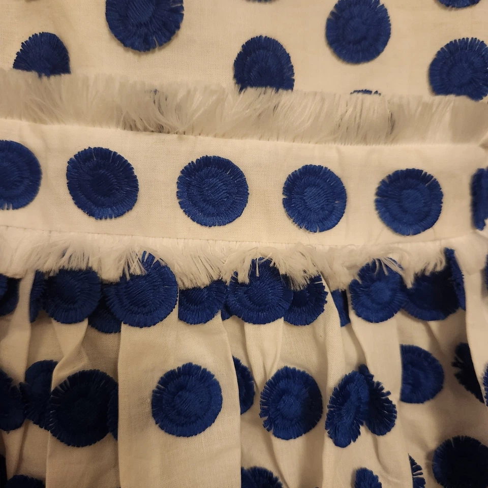 Minifalda Alexis Harley Azul Blanco Flecos Lunares Talla XL Foto 4 de 4