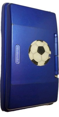 Nintendo DS Blue/Black Dual Screen Handheld System. BROKEN HINGE PARTS ONLY 