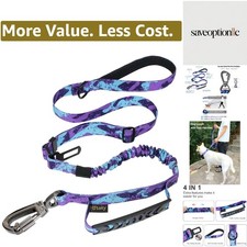 Tactical Dog Leash Heavy Duty for Medium Large Dogs That Pull,4-6Ft Strong Bu...