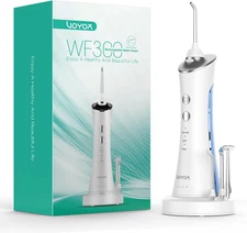 VOYOR-HEALTH Water Dental Flosser for Teeth Cordless, Portable Oral Irrigator wi