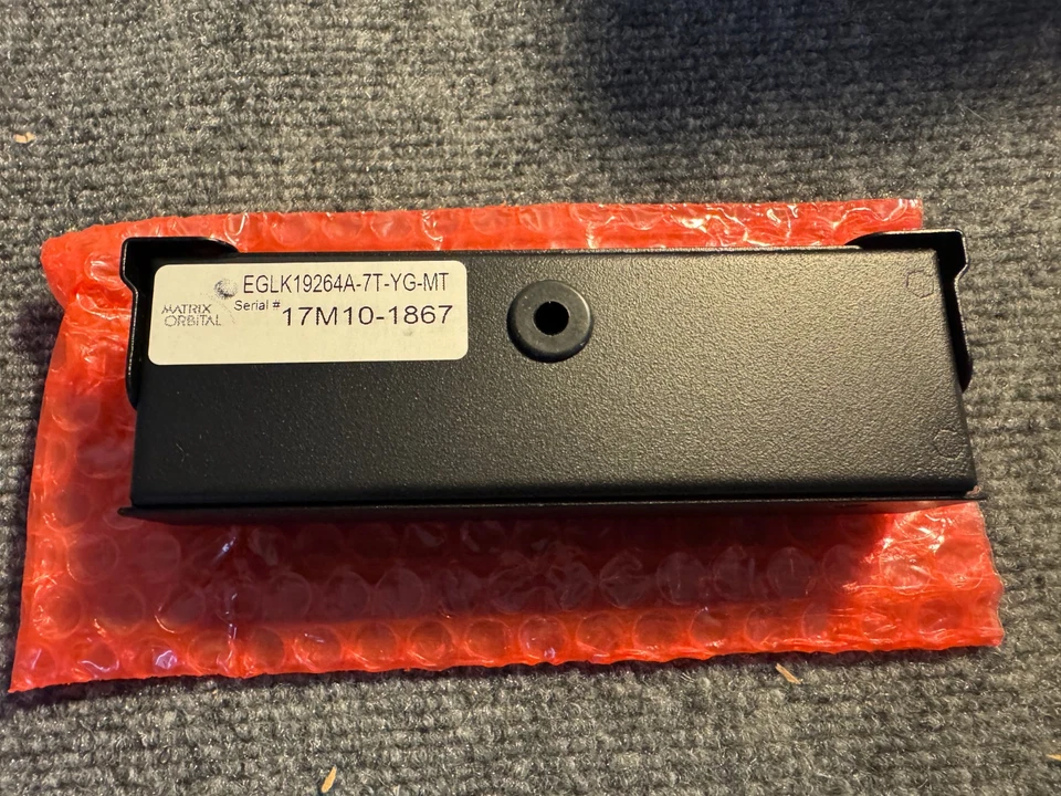 PANTALLA MATRIX ORBITAL HMI #EGLK19264A-7T-YG-MT, CARCASA METÁLICA Foto 2 de 4