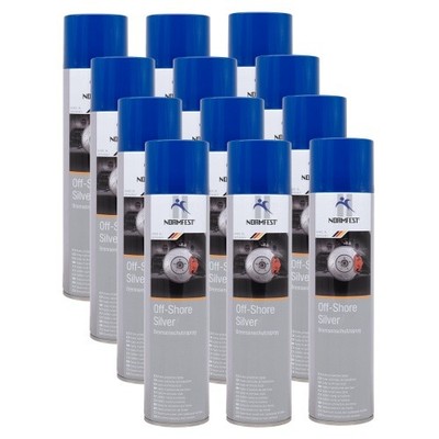 Normfest Off-Shore Silver Bremsenschutz Spray, Korrosionsschutz 12x 400ml