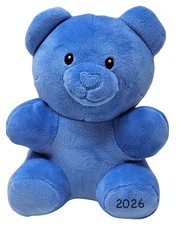 Valentine's Day Blue Plush 6" Teddy Bear - Personalized Gift