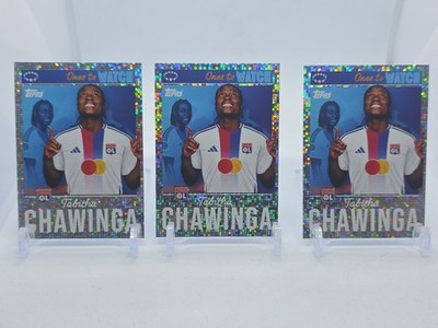3x 2024-25 Topps UCL UEFA Ones To Watch Tabitha Chawinga OL Lyonnes #513 Malawi