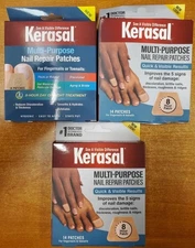 3 Boxes: Kerasal Multi-Purpose Nail Repair Patches 14 Patches ea. (1252) D7
