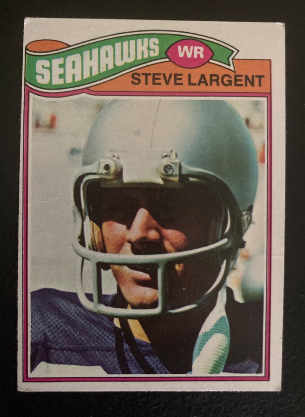 1977 Topps Steve Largent Rookie #177 - Seattle Seahawks