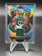 2022 Panini Prizm Garrett Wilson Rookie Jersey Patch Silver Prizm Jets RC