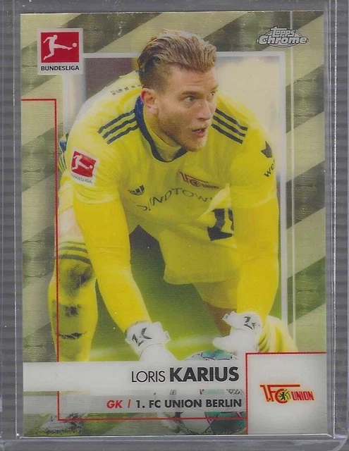 LORIS KARIUS 2020-21 TOPPS CHROME BUNDESLIGA SUPERFRACTOR REFRACTOR #D 1/1