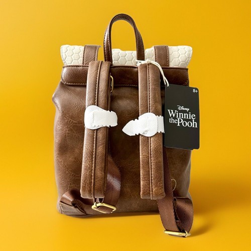 Loungefly Disney Winnie the Pooh Honeycomb Flap Mini Backpack. NWT - EXCLUSIVE. - Picture 2 of 5