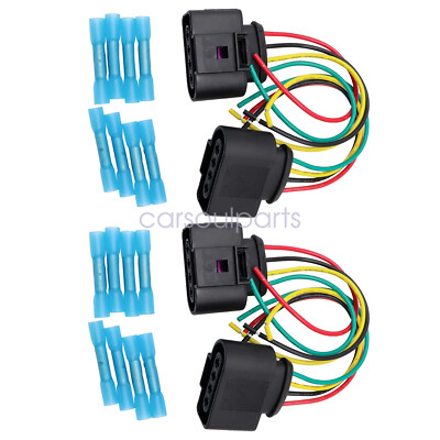 4x Ignition Coil Connector Plugs For Audi A4 & VW – Wiring Harness With Terminals
