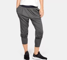 Under Armour Women's Pants Active Gray 2 Pocket Stretch Size Large 1330436-010