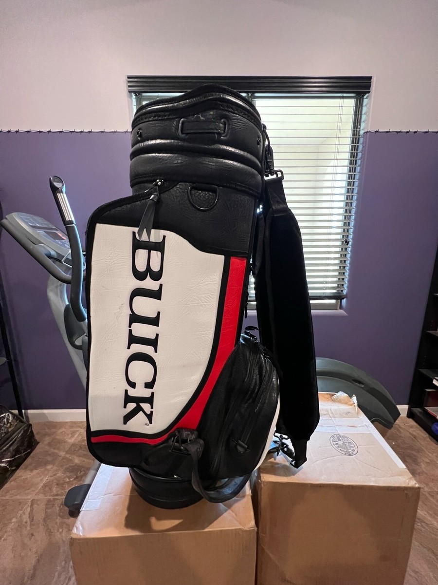 NICE RARE TIGER WOODS BUICK 9 INCH STAFF BAG 7 WAY TOP FREE