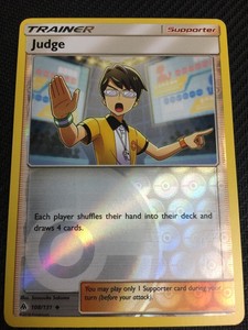 Pokemon Sm Forbidden Light Judge 108 131 Uncommon Reverse Ebay