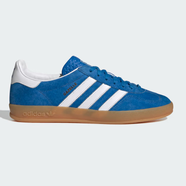 Кроссовки Adidas Gazelle из замши для внутреннего использования Blue Bird - H06260 Expeditedship