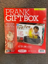 PRANK-O FUNNY JOKE PRANK GAG GIFT GIFT BOX 11.25"x9"x3.25" - MY FIRST FIRE