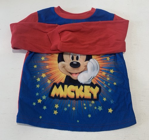 MICKEY MOUSE 2 Pc Lounge Pajamas Set Size 5 - Picture 2 of 14