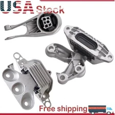 3Pcs Engine Motor Auto Trans Mounts Set fit 2016 2017 2018 Chevrolet Malibu 1.5L