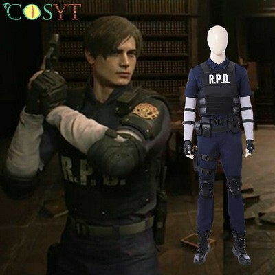 Resident Evil 2 Remake Biohazard Re 2 Leon Scott Kennedy Cosplay Costume Ebay