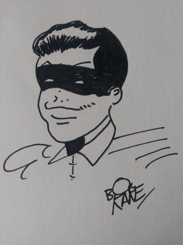 BATMAN VINTAGE ORIGINAL HAND DRAWN SIGNED SKETCH ROBIN BY BOB KANE - 第 1/5 張圖片