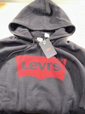 Levi's Men's Hoodie Long Sleeve Casual Hooded Sweatshirt Black Size XL NWT