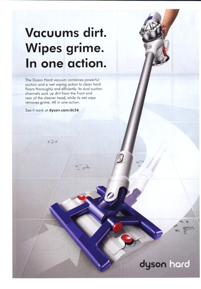 2013 Dyson hard vacuum 1-page MAGAZINE AD | eBay