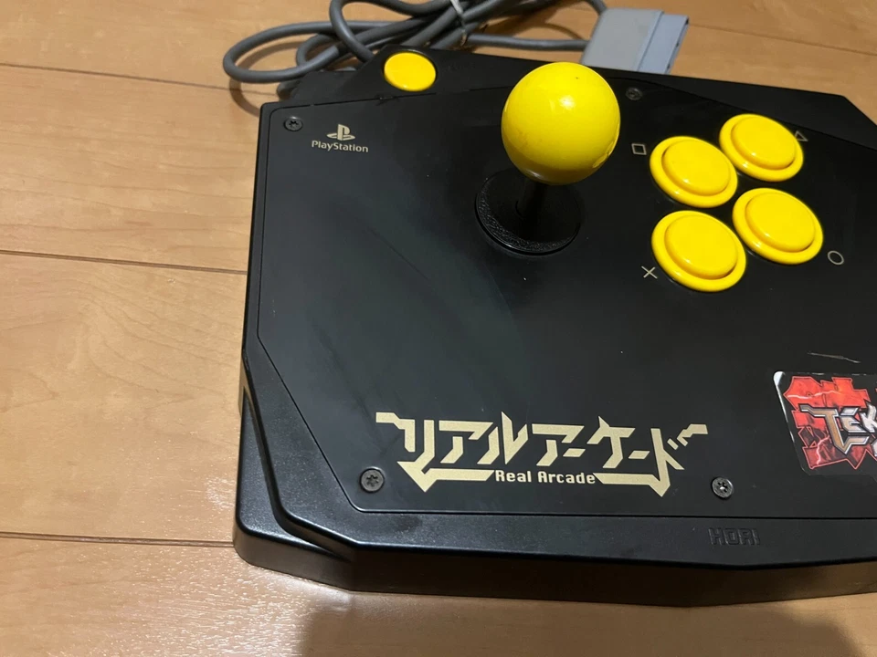 PS1 JoyStick Real Arcade Controller HORI PlayStation Japan Tekken3 - Image 2 of 4