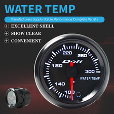 2 52mm 7 Color Universal Car Pointer Led Water Temp Temperature Gauge Meter