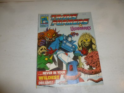 The TRANSFORMERS & VISIONARIES Comic - No 219 - Date 27/05/1989 - Marvel Comics.