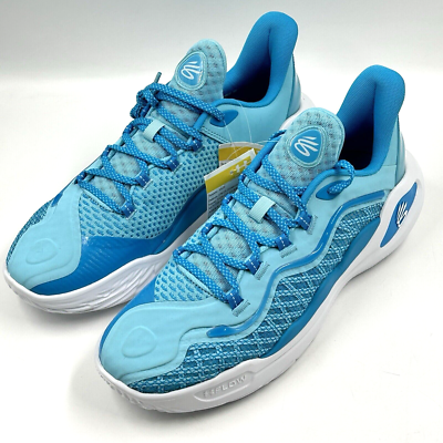 Under Armour Curry Flow 11 Blue White Size 12 3027725-400
