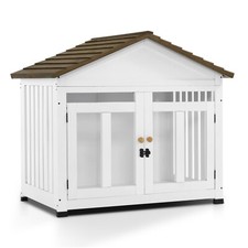 Lovupet Wooden Dog House Furniture, Indoor for Small/Medium Dogs, JD54