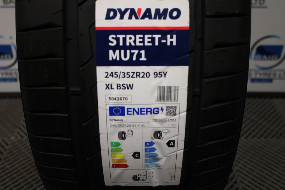 X2 245/35ZR20 245 35 20 95Y XL DYNAMO MU71 NEW TYRES *UNBEATABLE 'A' WET GRIP!* - Image 4 of 4