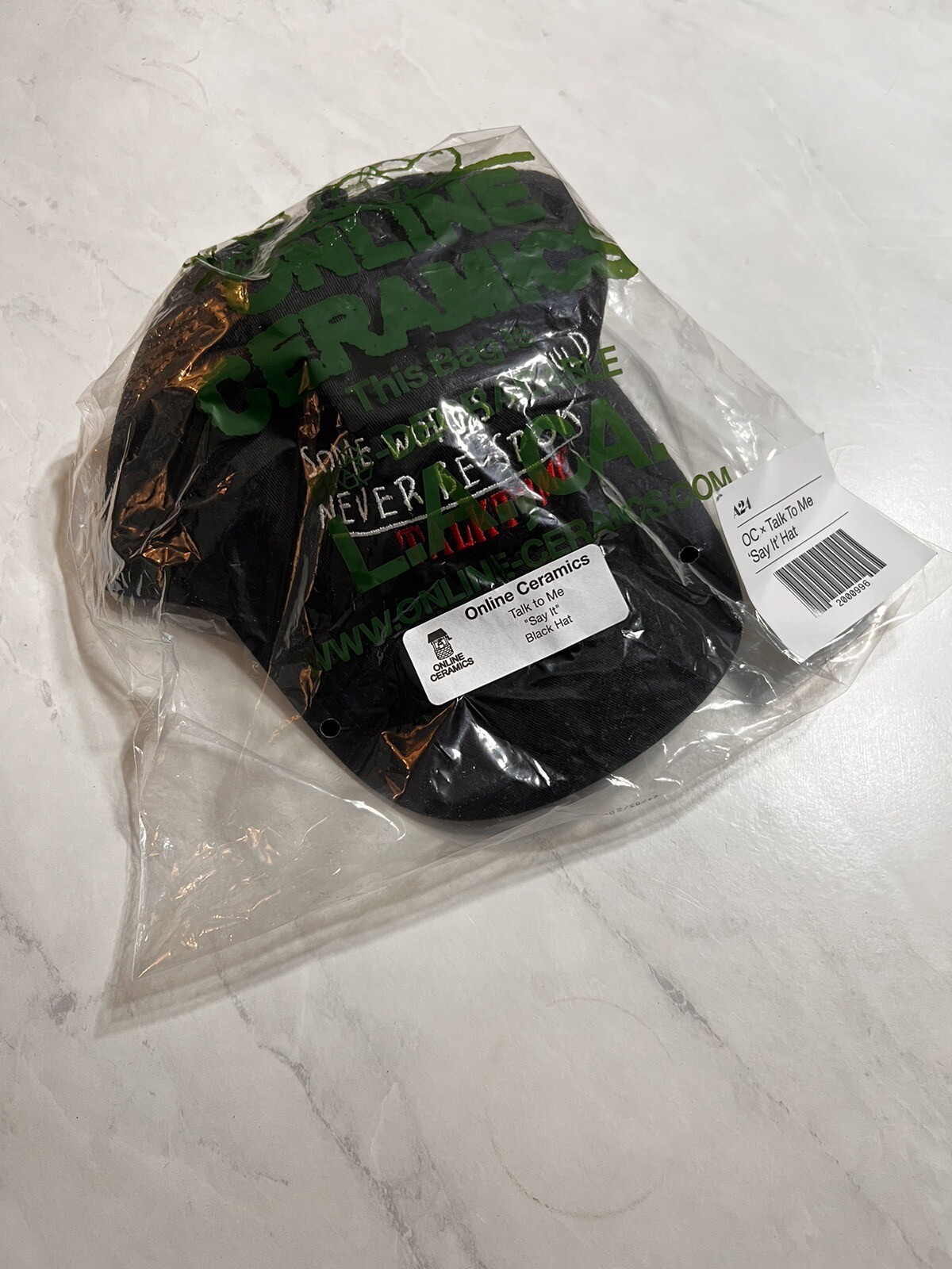 A24 Online Ceramics Talk To Me Horror Movie Black Cap - New-image